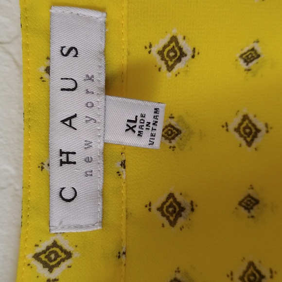 CHAUS TIE Front Blouse NWT - Picture 5 of 10